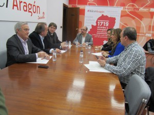 Reunión de Carlos Martinez con el PSOE Aragón