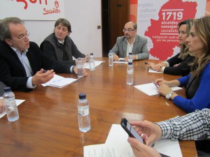 Reunión de Carlos Martinez con el PSOE Aragón